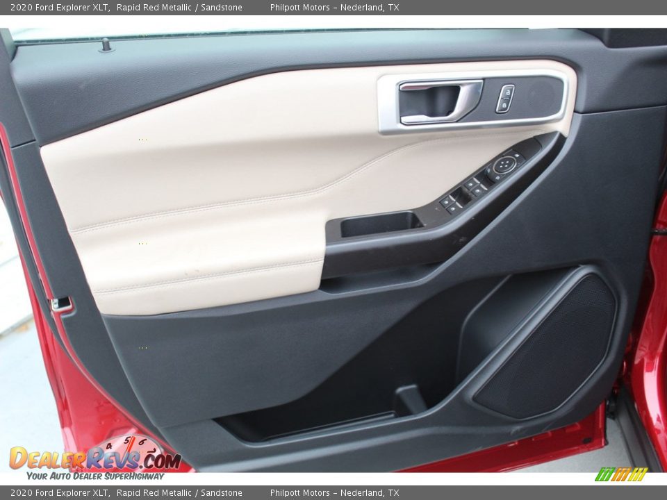 2020 Ford Explorer XLT Rapid Red Metallic / Sandstone Photo #8