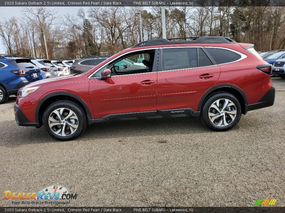 2020 Subaru Outback 2.5i Limited Crimson Red Pearl / Slate Black Photo #3