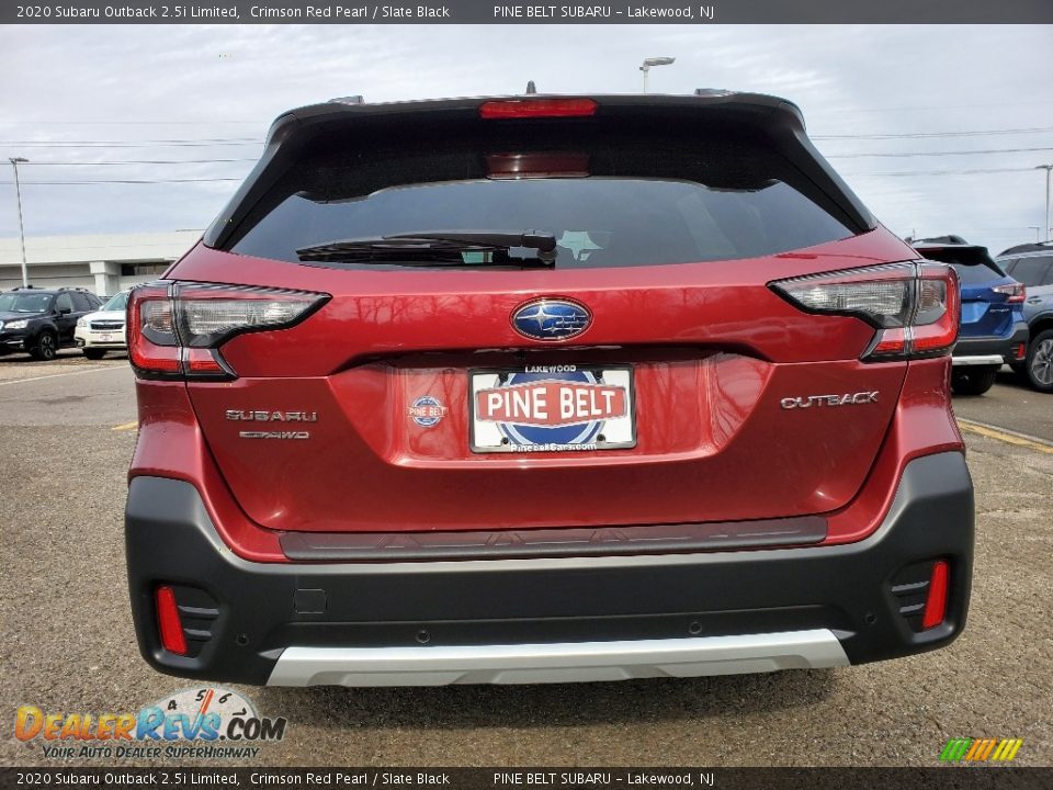 2020 Subaru Outback 2.5i Limited Crimson Red Pearl / Slate Black Photo #5