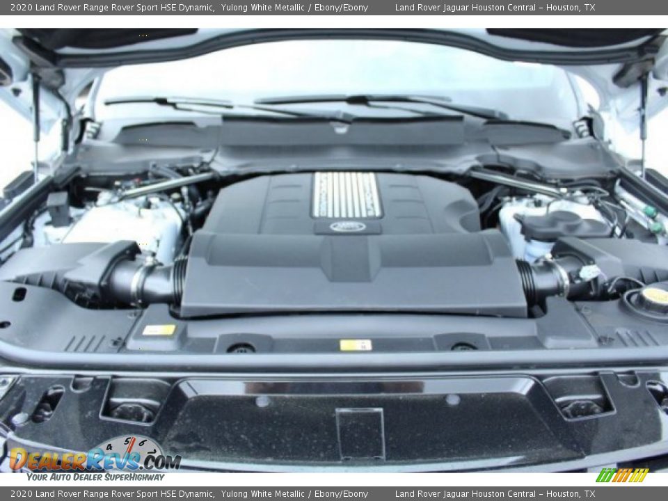 2020 Land Rover Range Rover Sport HSE Dynamic Yulong White Metallic / Ebony/Ebony Photo #23