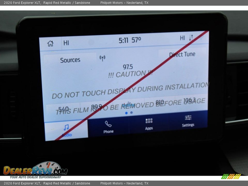 2020 Ford Explorer XLT Rapid Red Metallic / Sandstone Photo #14