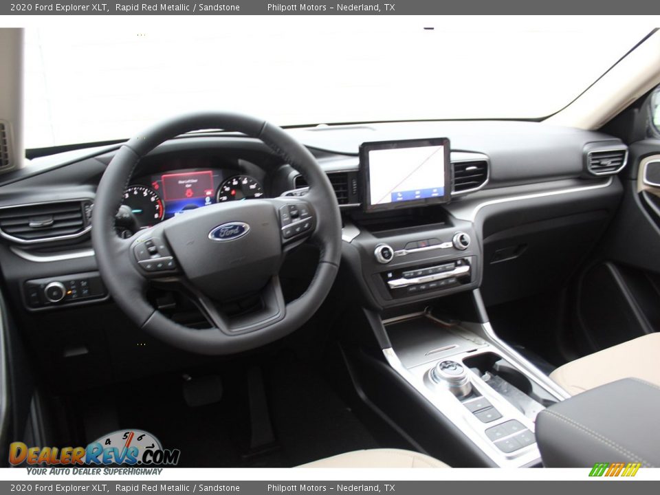 2020 Ford Explorer XLT Rapid Red Metallic / Sandstone Photo #21