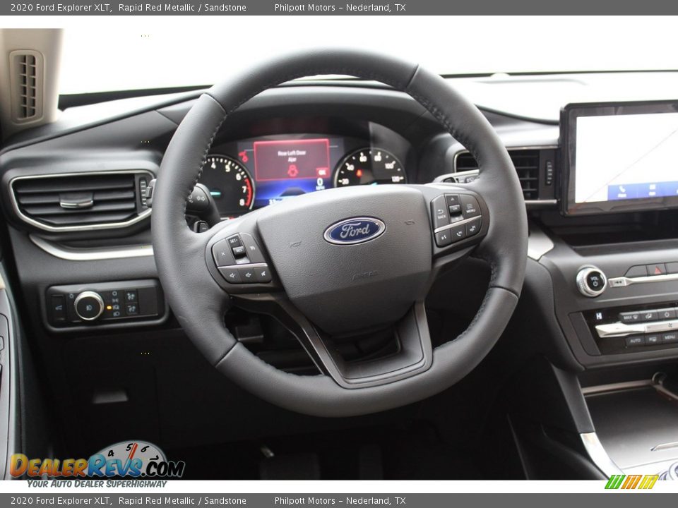 2020 Ford Explorer XLT Rapid Red Metallic / Sandstone Photo #22