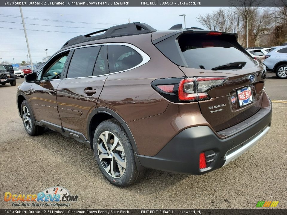 2020 Subaru Outback 2.5i Limited Cinnamon Brown Pearl / Slate Black Photo #4