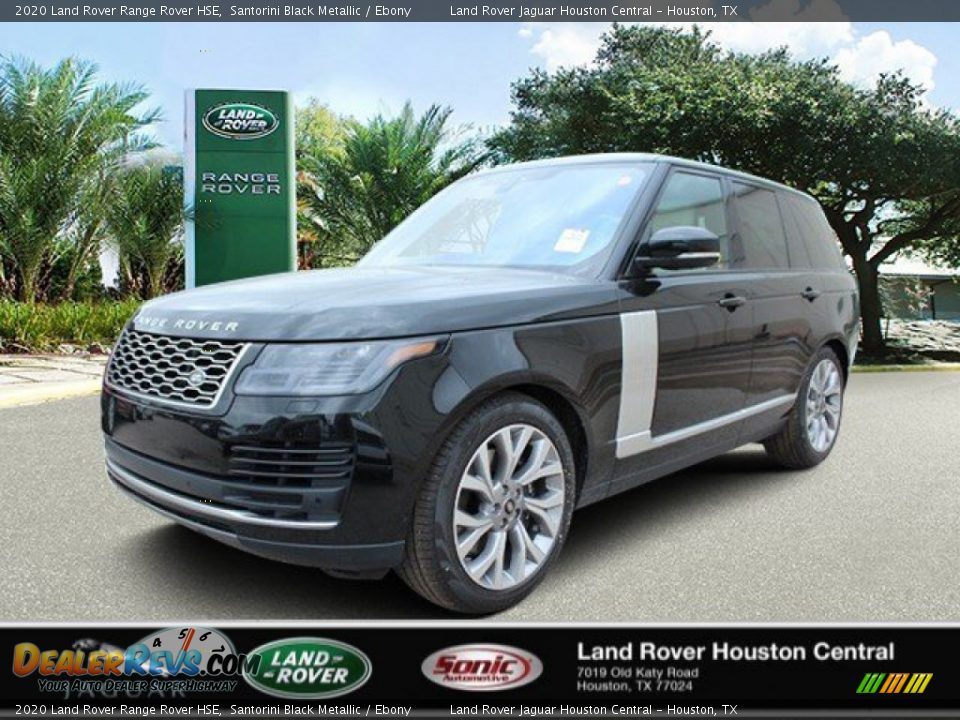 2020 Land Rover Range Rover HSE Santorini Black Metallic / Ebony Photo #1