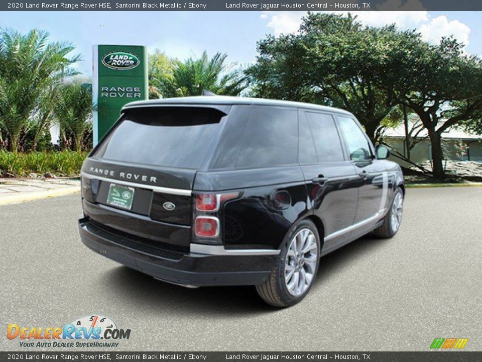 2020 Land Rover Range Rover HSE Santorini Black Metallic / Ebony Photo #2