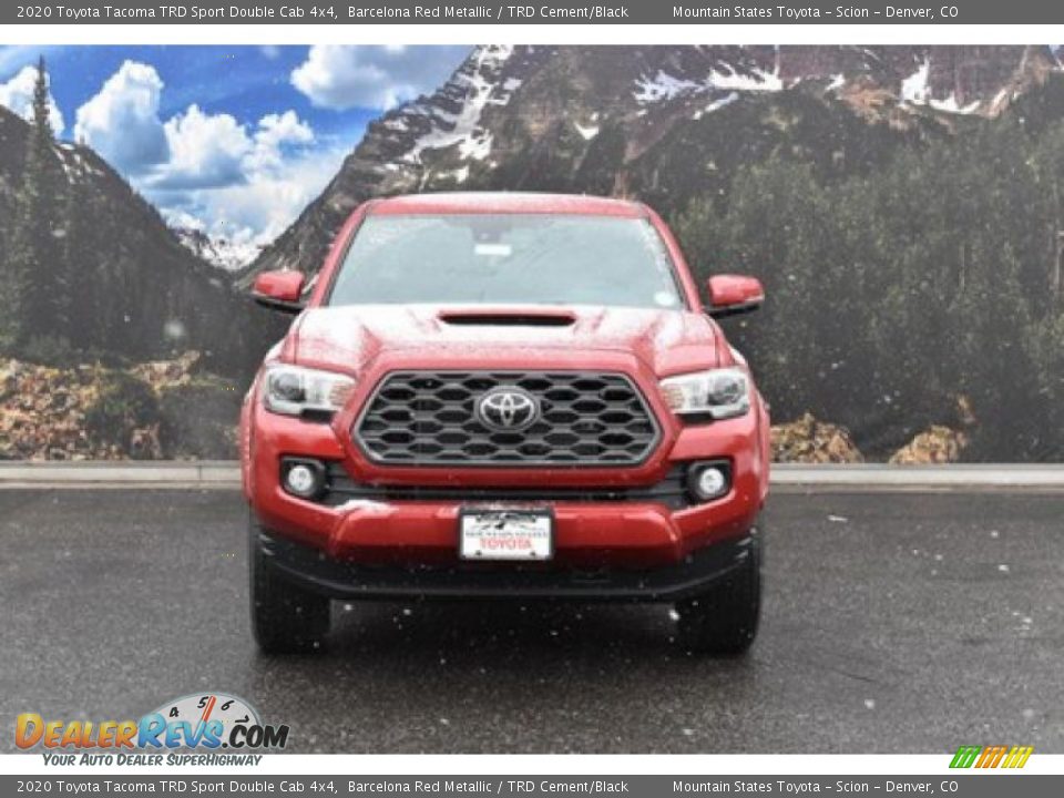 2020 Toyota Tacoma TRD Sport Double Cab 4x4 Barcelona Red Metallic / TRD Cement/Black Photo #2