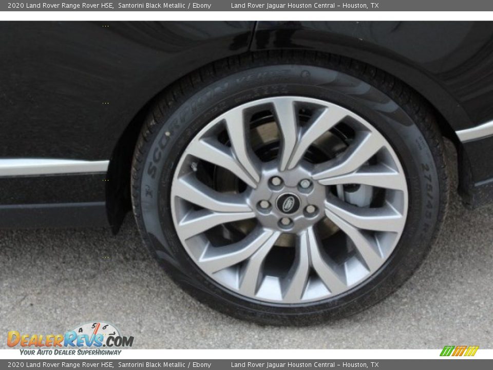 2020 Land Rover Range Rover HSE Santorini Black Metallic / Ebony Photo #6