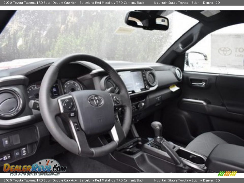2020 Toyota Tacoma TRD Sport Double Cab 4x4 Barcelona Red Metallic / TRD Cement/Black Photo #5