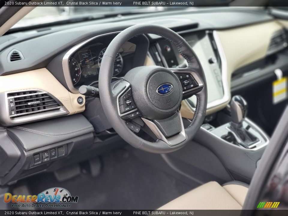 2020 Subaru Outback Limited XT Crystal Black Silica / Warm Ivory Photo #7