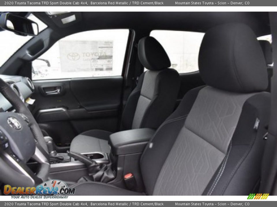 2020 Toyota Tacoma TRD Sport Double Cab 4x4 Barcelona Red Metallic / TRD Cement/Black Photo #6