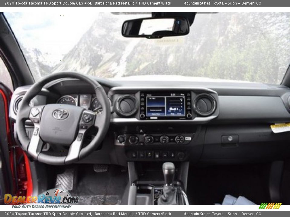 2020 Toyota Tacoma TRD Sport Double Cab 4x4 Barcelona Red Metallic / TRD Cement/Black Photo #7