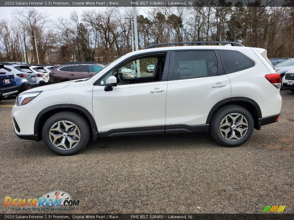 2020 Subaru Forester 2.5i Premium Crystal White Pearl / Black Photo #3