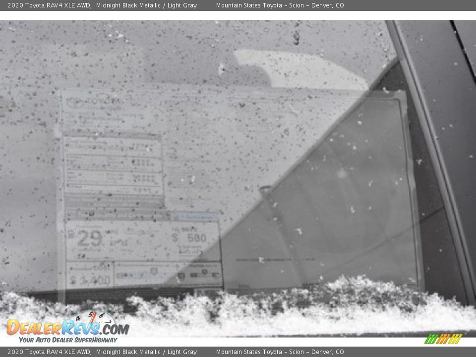 2020 Toyota RAV4 XLE AWD Midnight Black Metallic / Light Gray Photo #11