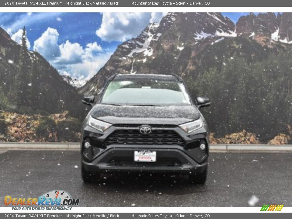 2020 Toyota RAV4 XLE Premium Midnight Black Metallic / Black Photo #2