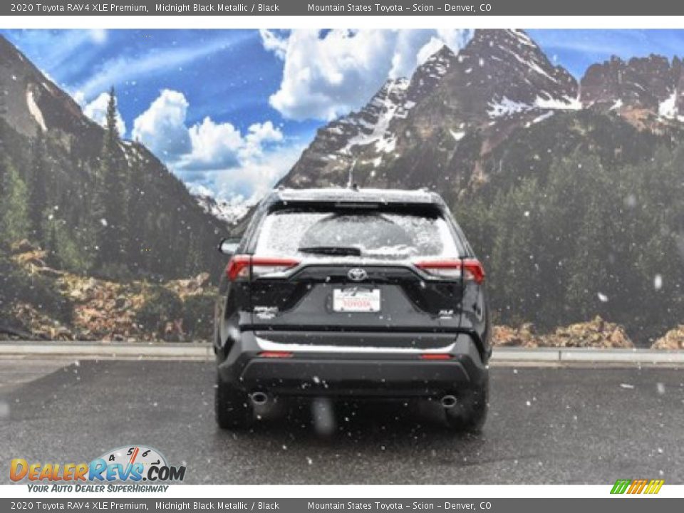 2020 Toyota RAV4 XLE Premium Midnight Black Metallic / Black Photo #4