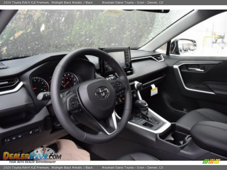 2020 Toyota RAV4 XLE Premium Midnight Black Metallic / Black Photo #5