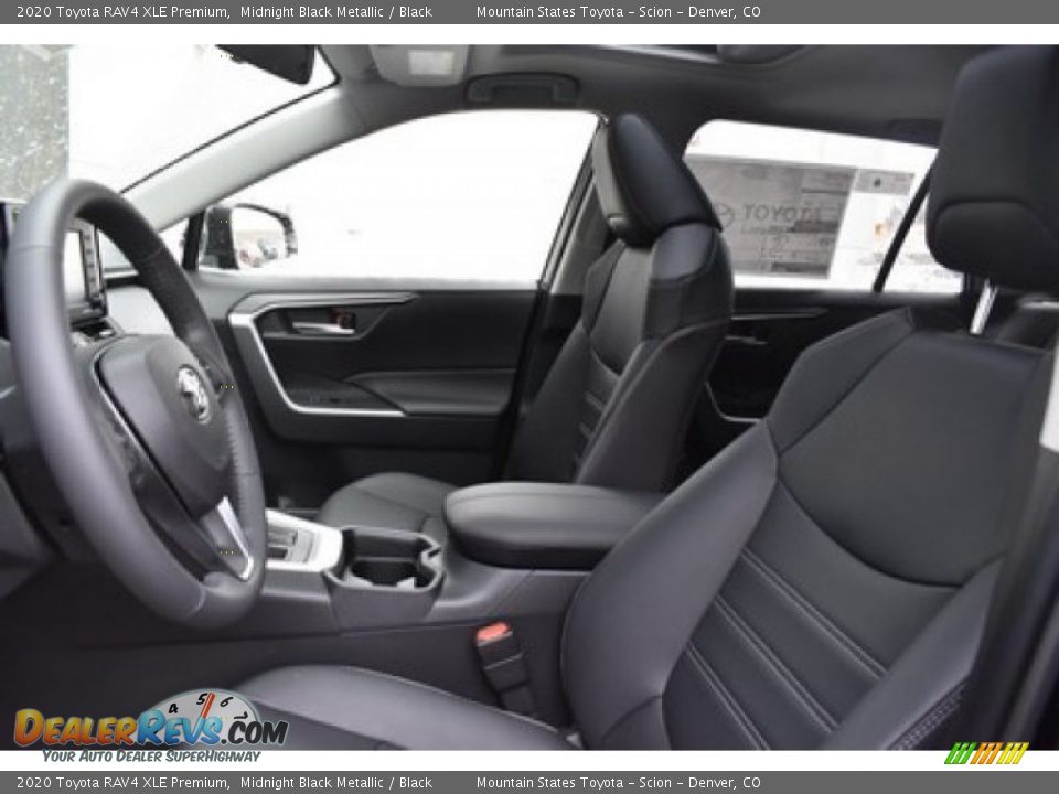 2020 Toyota RAV4 XLE Premium Midnight Black Metallic / Black Photo #6