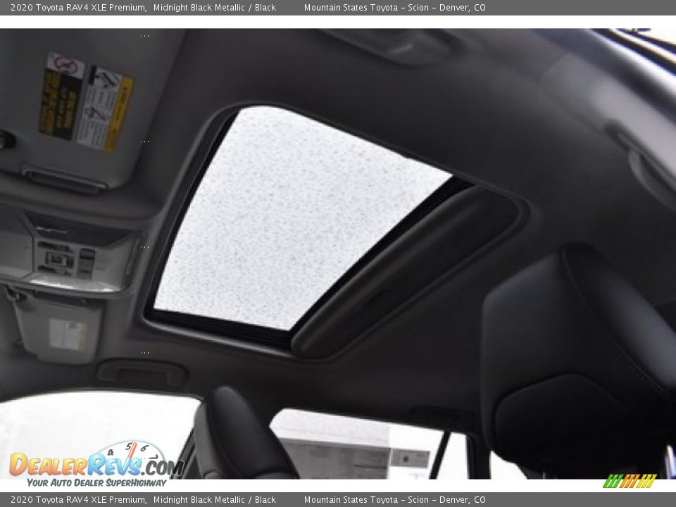 2020 Toyota RAV4 XLE Premium Midnight Black Metallic / Black Photo #8