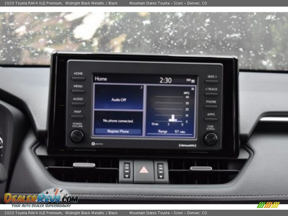 2020 Toyota RAV4 XLE Premium Midnight Black Metallic / Black Photo #9