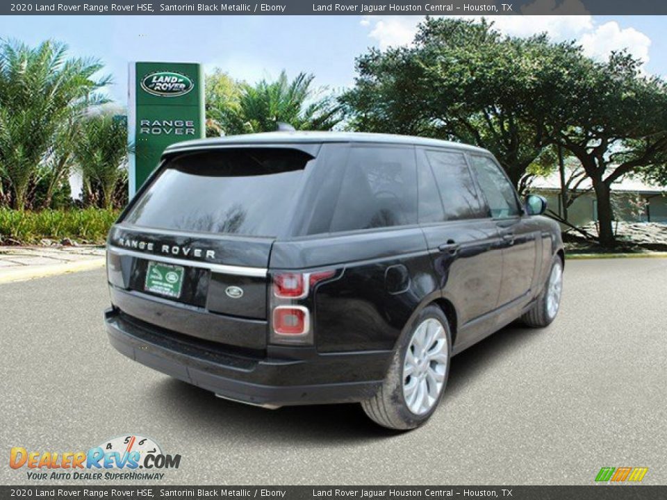 2020 Land Rover Range Rover HSE Santorini Black Metallic / Ebony Photo #2