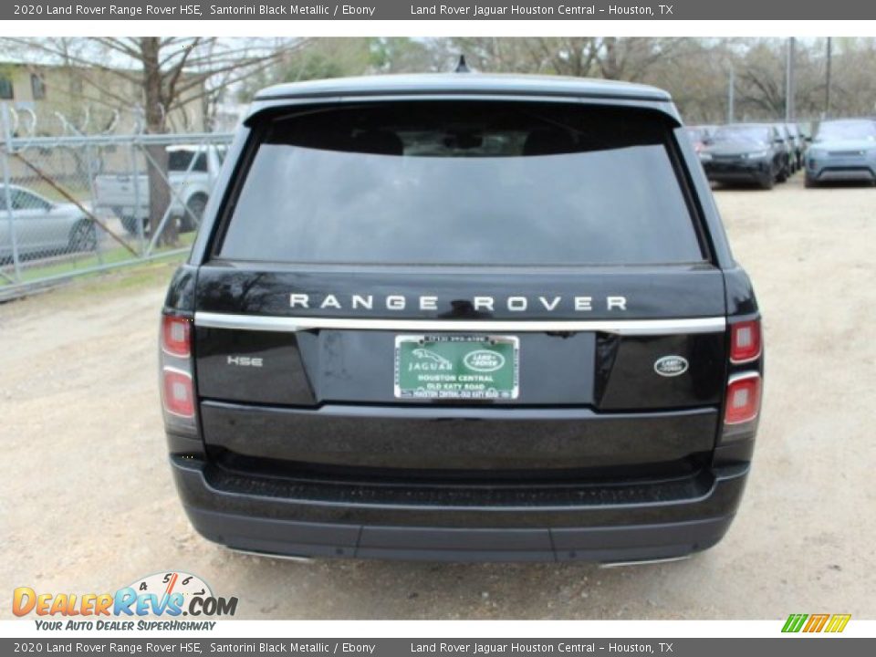 2020 Land Rover Range Rover HSE Santorini Black Metallic / Ebony Photo #7