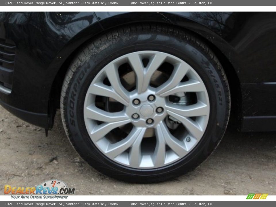 2020 Land Rover Range Rover HSE Santorini Black Metallic / Ebony Photo #9