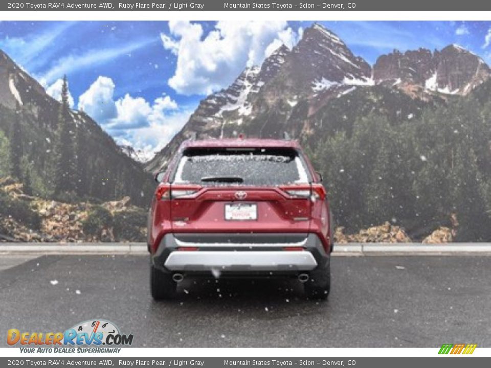2020 Toyota RAV4 Adventure AWD Ruby Flare Pearl / Light Gray Photo #4