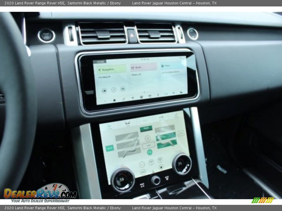 2020 Land Rover Range Rover HSE Santorini Black Metallic / Ebony Photo #12