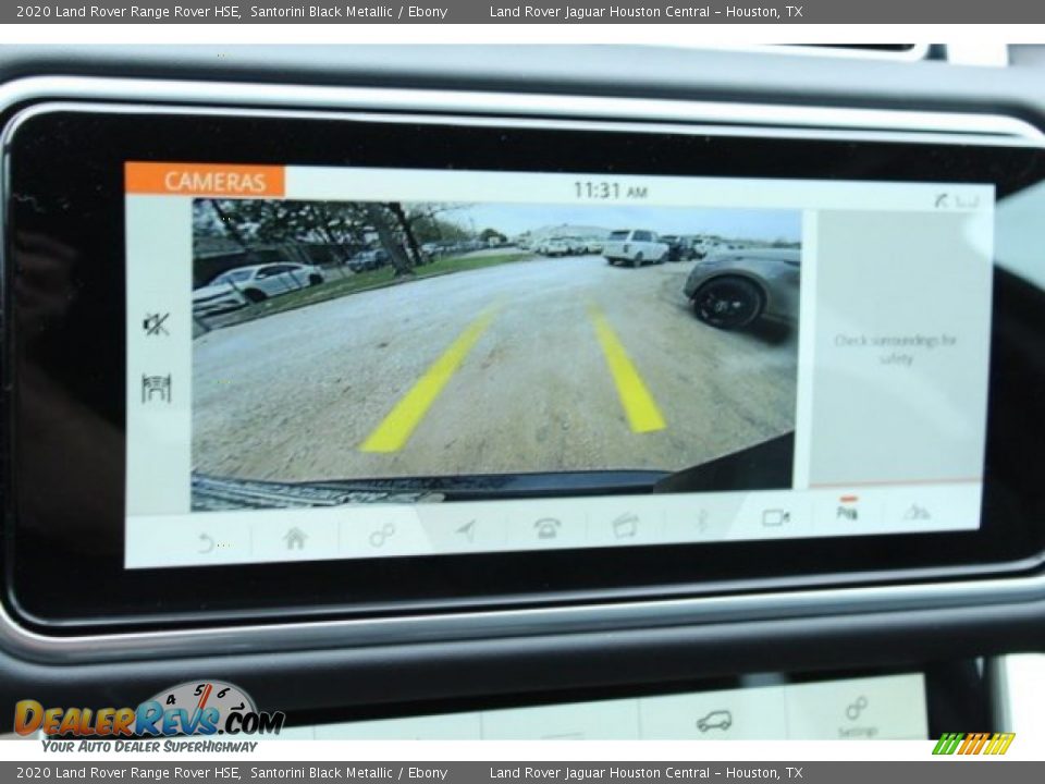 2020 Land Rover Range Rover HSE Santorini Black Metallic / Ebony Photo #13