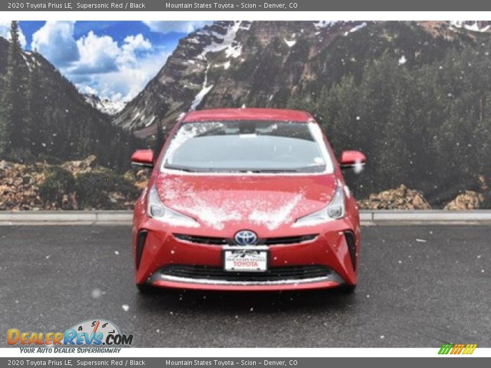 2020 Toyota Prius LE Supersonic Red / Black Photo #2