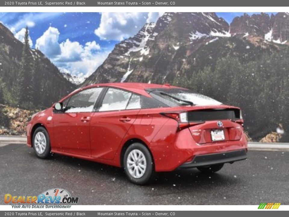 2020 Toyota Prius LE Supersonic Red / Black Photo #3