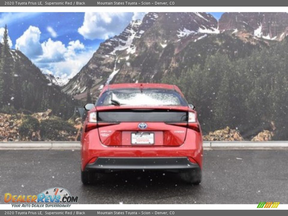 2020 Toyota Prius LE Supersonic Red / Black Photo #4