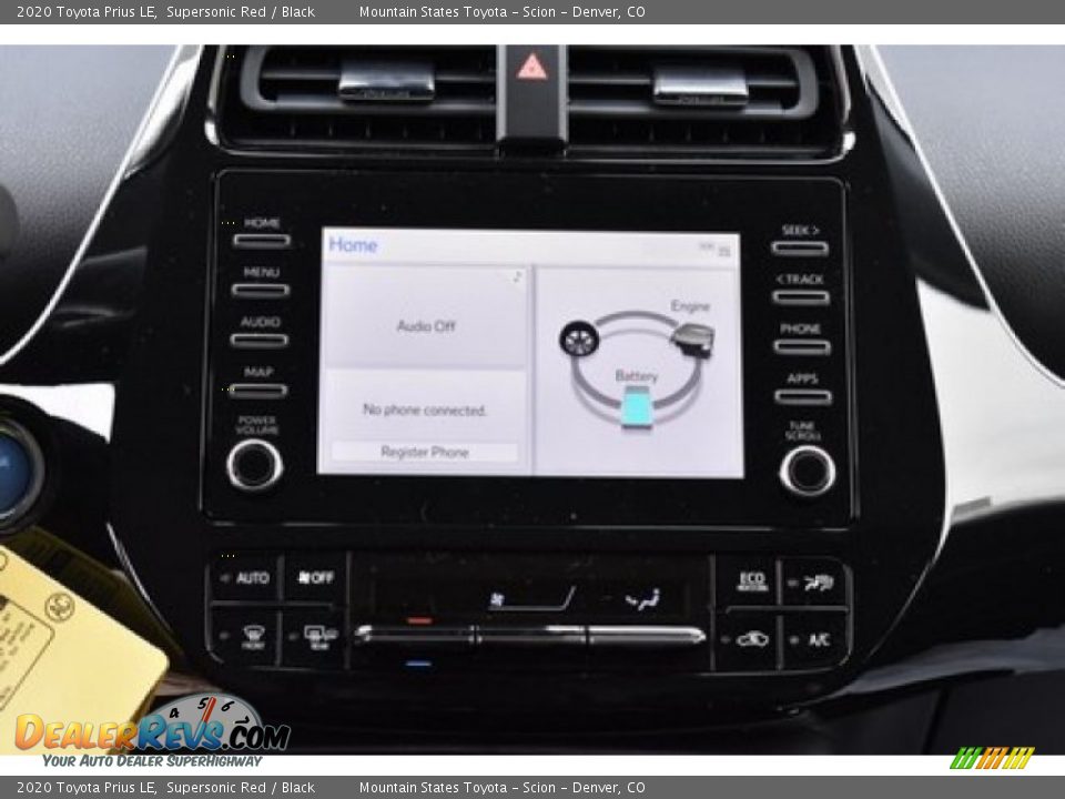 2020 Toyota Prius LE Supersonic Red / Black Photo #8