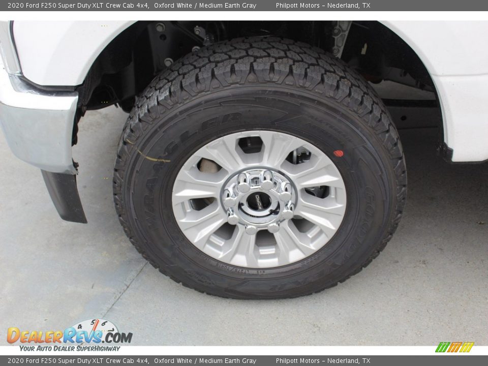 2020 Ford F250 Super Duty XLT Crew Cab 4x4 Oxford White / Medium Earth Gray Photo #5