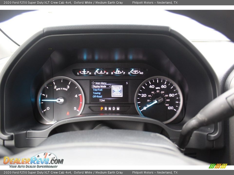 2020 Ford F250 Super Duty XLT Crew Cab 4x4 Oxford White / Medium Earth Gray Photo #15