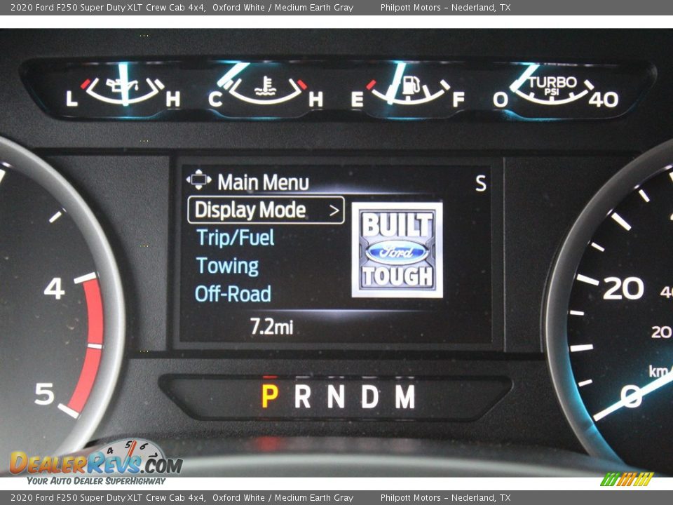 2020 Ford F250 Super Duty XLT Crew Cab 4x4 Oxford White / Medium Earth Gray Photo #16