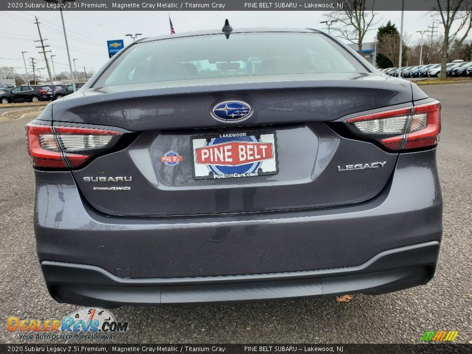2020 Subaru Legacy 2.5i Premium Magnetite Gray Metallic / Titanium Gray Photo #5