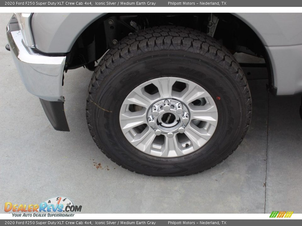 2020 Ford F250 Super Duty XLT Crew Cab 4x4 Iconic Silver / Medium Earth Gray Photo #5