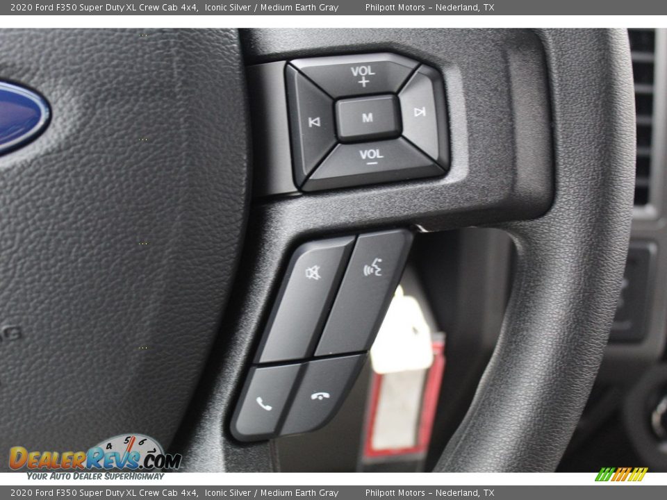 2020 Ford F350 Super Duty XL Crew Cab 4x4 Iconic Silver / Medium Earth Gray Photo #12