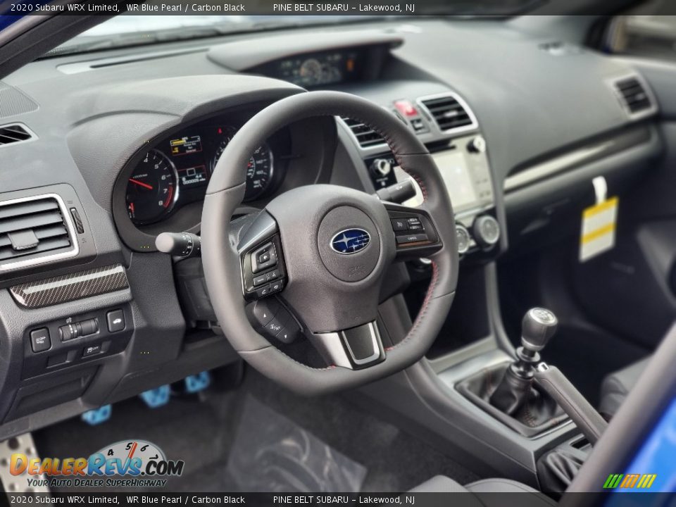 2020 Subaru WRX Limited WR Blue Pearl / Carbon Black Photo #7