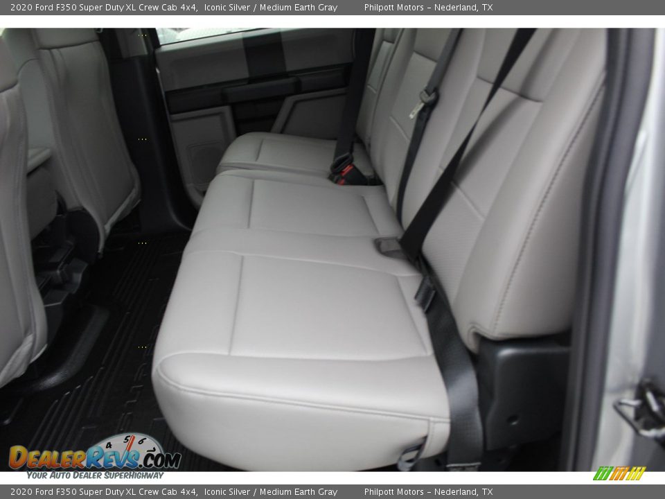 2020 Ford F350 Super Duty XL Crew Cab 4x4 Iconic Silver / Medium Earth Gray Photo #19
