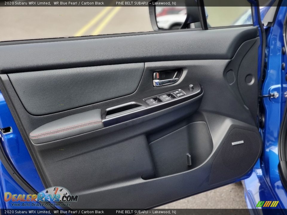 2020 Subaru WRX Limited WR Blue Pearl / Carbon Black Photo #8