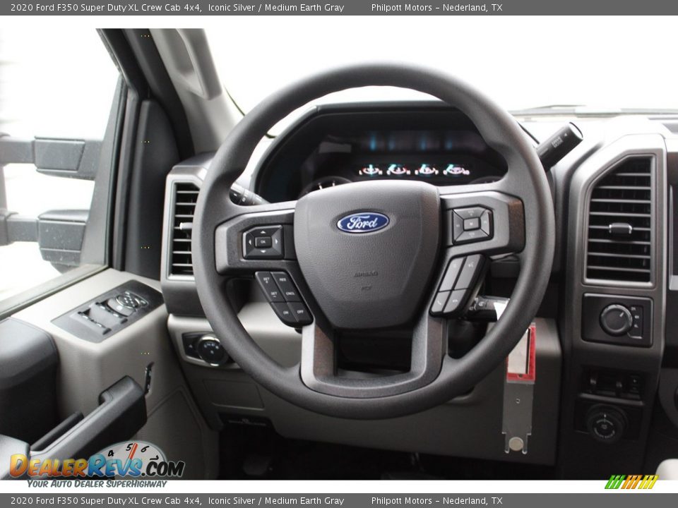 2020 Ford F350 Super Duty XL Crew Cab 4x4 Iconic Silver / Medium Earth Gray Photo #21