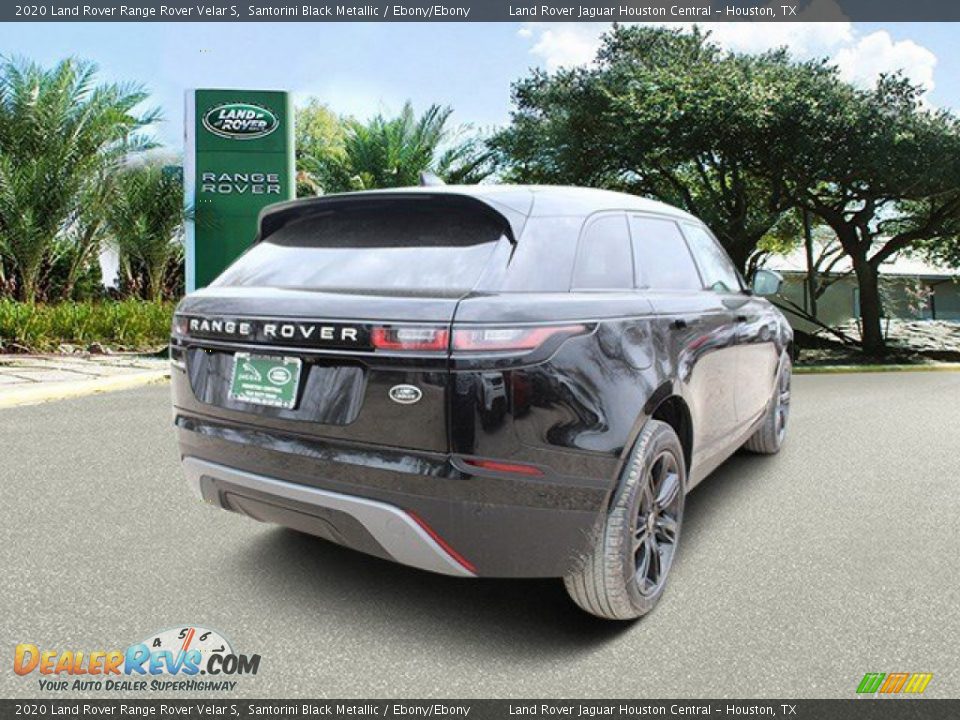 2020 Land Rover Range Rover Velar S Santorini Black Metallic / Ebony/Ebony Photo #2