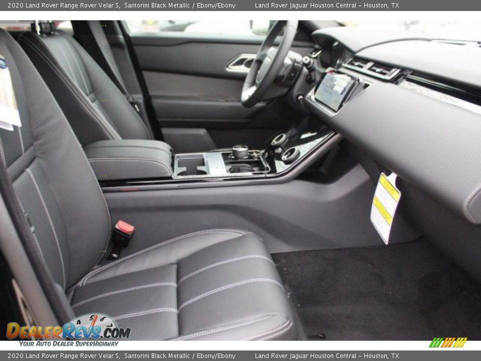 2020 Land Rover Range Rover Velar S Santorini Black Metallic / Ebony/Ebony Photo #3