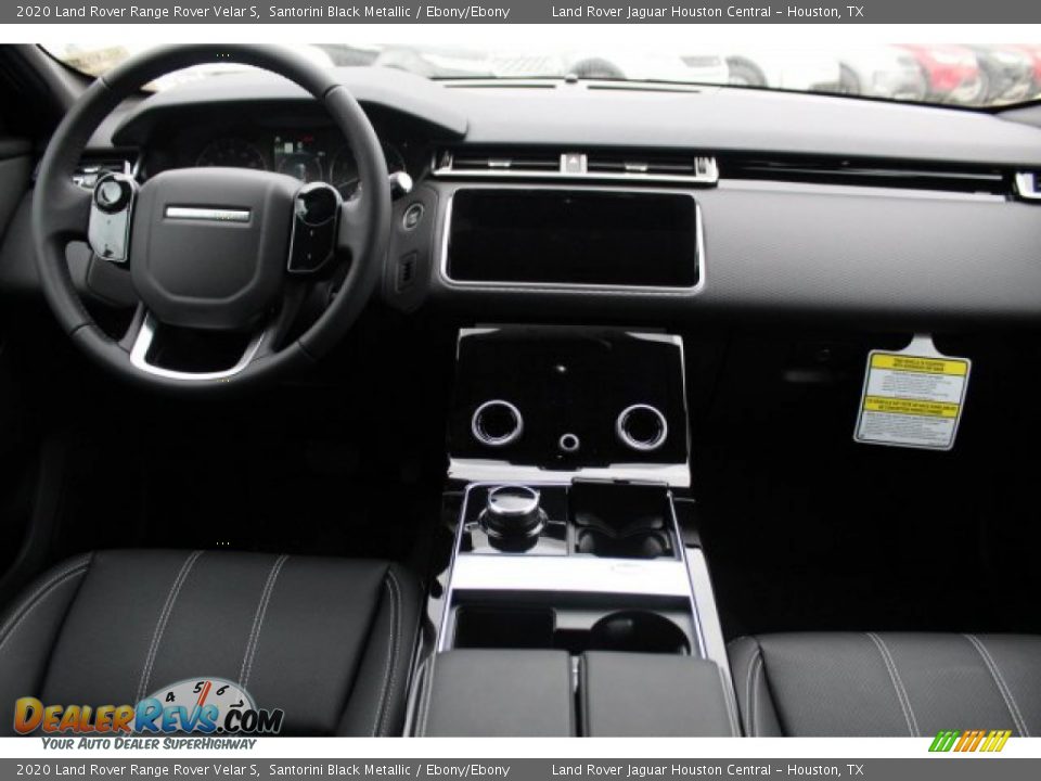 2020 Land Rover Range Rover Velar S Santorini Black Metallic / Ebony/Ebony Photo #4