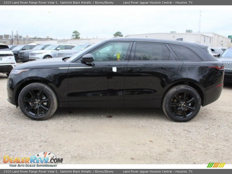 2020 Land Rover Range Rover Velar S Santorini Black Metallic / Ebony/Ebony Photo #6
