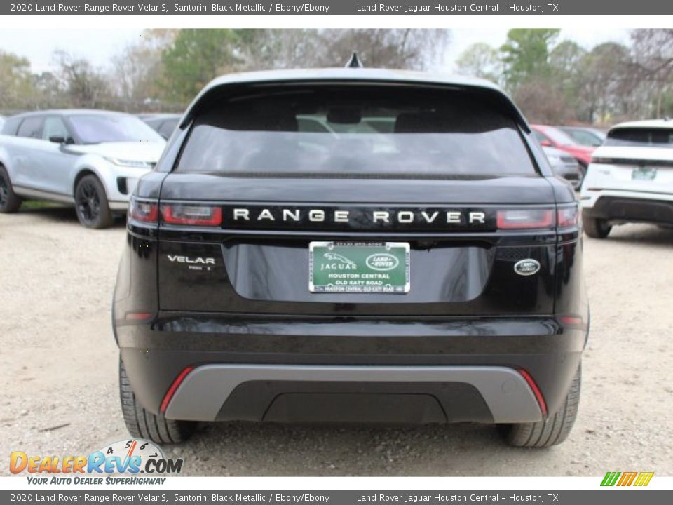 2020 Land Rover Range Rover Velar S Santorini Black Metallic / Ebony/Ebony Photo #7