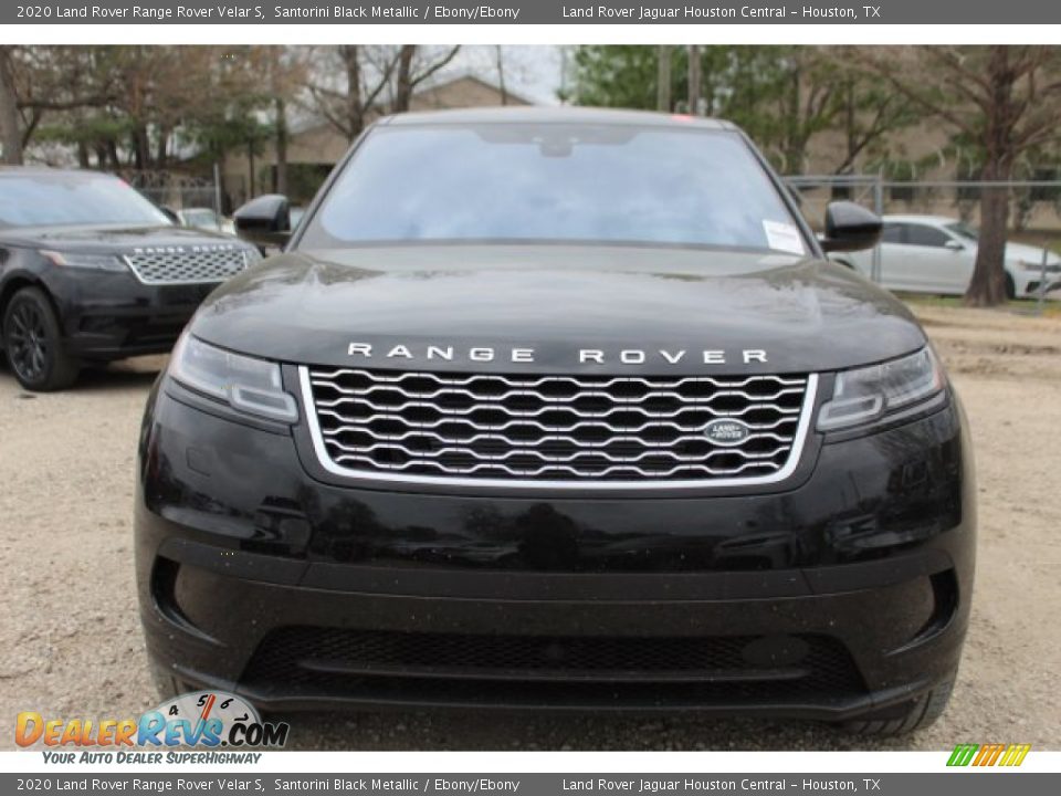 2020 Land Rover Range Rover Velar S Santorini Black Metallic / Ebony/Ebony Photo #8